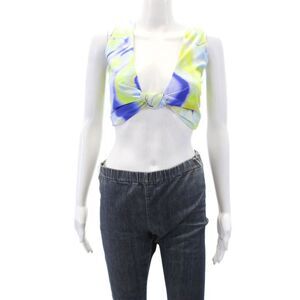 Nomads Womens Playa Bikini Top - Geode Print/Sky Size 5XL